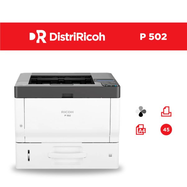 Impresora P 502 en blanco y negro