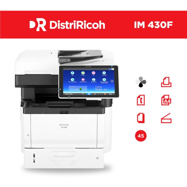 Impresora multifunción IM 430F en blanco y negro