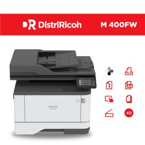 Impresora multifunción láser M 400FW en blanco y negro