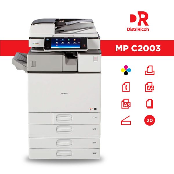 Impresora Multifunción Láser MP C2003 a Color