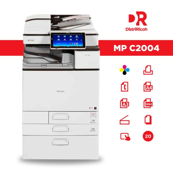 Impresora Multifunción Láser MP C2004 a Color