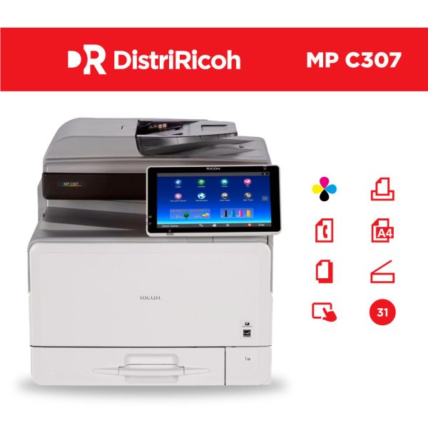 Impresora Multifunción Láser MP C307 a Color