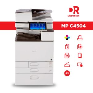 Impresora Multifunción Láser MP C4504 a Color