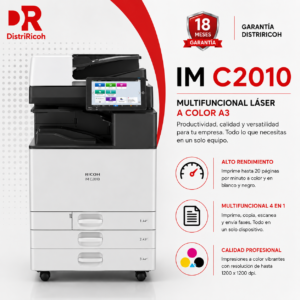 Ricoh IM C2010 | Multifuncional Láser a Color