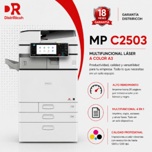 Impresora Multifuncional Ricoh MP C2503