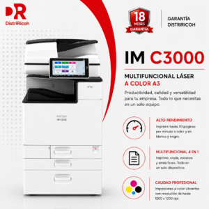 Impresora Multifuncional Color Ricoh IM C3000