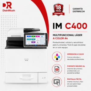 Impresora Multifuncional Láser Ricoh IM C400