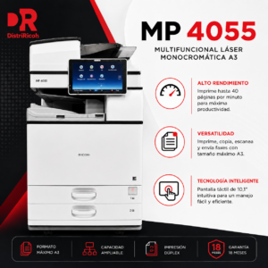 Ricoh MP 4055 Multifuncional Láser Monocromática
