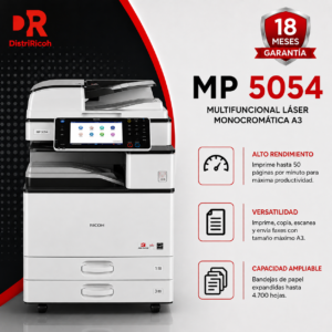 Ricoh MP 5054 Multifuncional Láser Monocromática