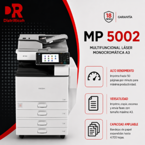 Multifuncional Láser Monocromática Ricoh MP 5002
