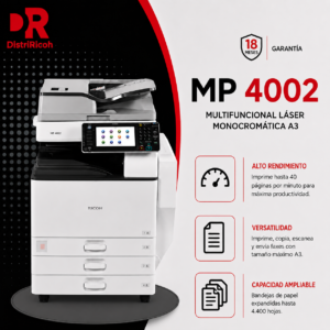 Multifuncional Láser Monocromática Ricoh MP 4002