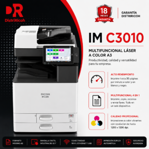Multifuncional Láser a Color Ricoh IM C3010