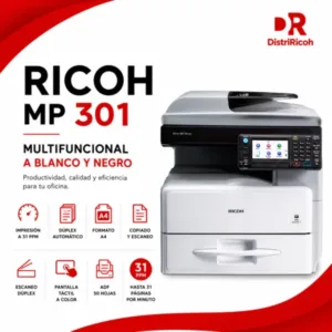 Impresora Multifuncional Láser Ricoh MP 301