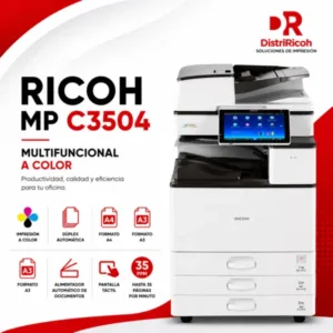 Ricoh MP C3504 Impresora Multifuncional Profesional