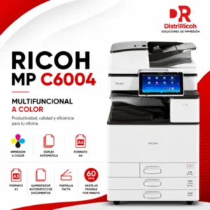 Impresora Multifuncional Láser a Color Ricoh MP C6004