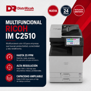 Multifuncional Láser a Color Ricoh IM C2510 Nueva